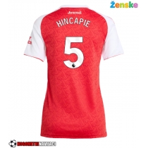 Ženske Nogometnih dresov Arsenal Piero Hincapie #5 Domači 2025-26 Kratki rokavi